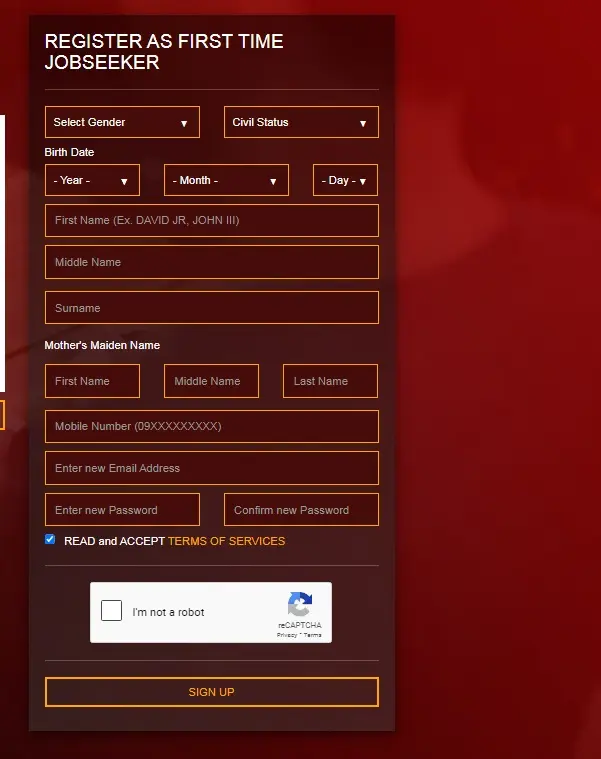 NBI Online Registration for First Time Job Seekers